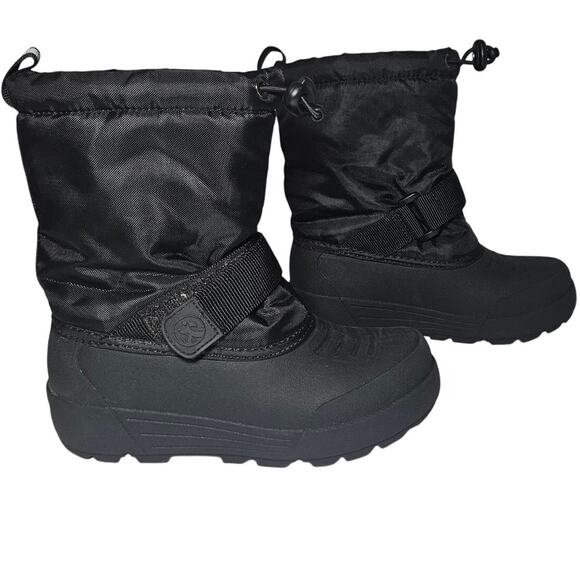 Northside Snow Boots Kids 12 Black Thinsulate Insulated Winter Outdoor Weather - Picture 1 of 7